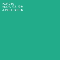 #22AC8A - Jungle Green Color Image